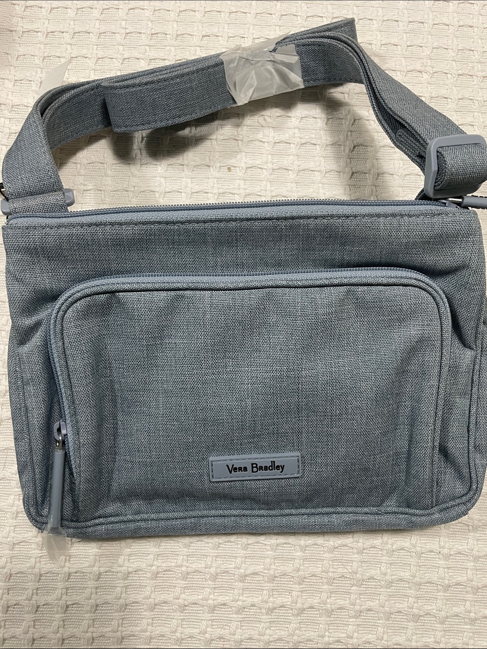 Vera Bradley Steel Blue Messenger Crossbody - Picture 9 of 10